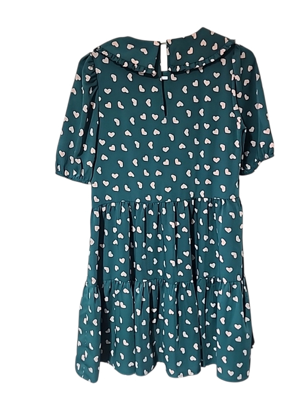 Sugar Lips Puff Sleeves Mini Dress. Small - Picture 5 of 6